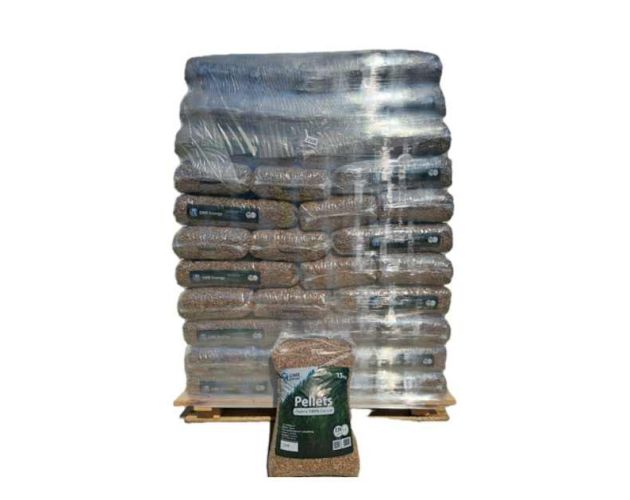 Palete de pellets GME 77 unid. A1+ 15kg
