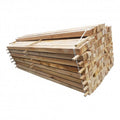 Embalagem com 38 vigas de carvalho | 2400 x 125 x 125 mm