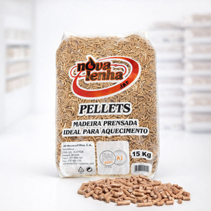 Pellets NovaLenha palete de 77 sacos de 15kg
