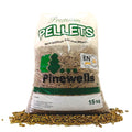 Pellets de madeira da PELLETS PINEWELLS – Palete de 20 sacos de 15 kg